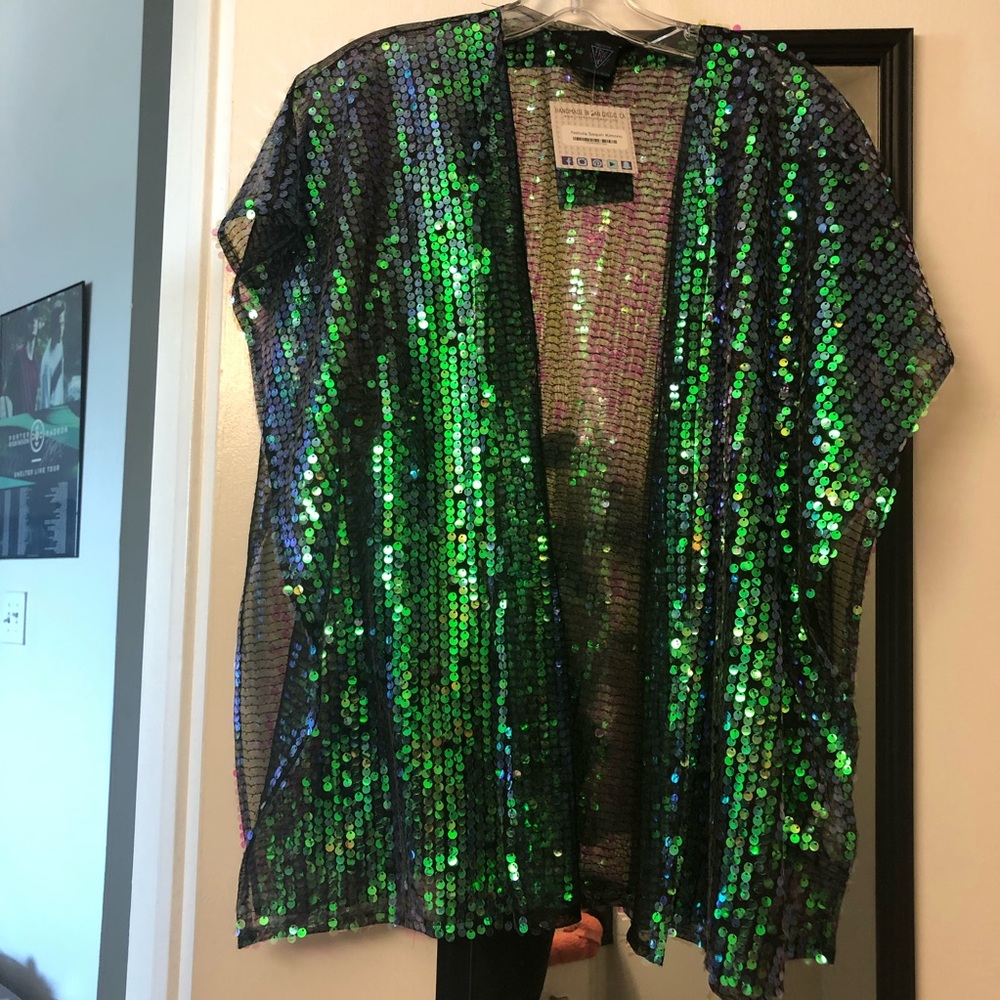 Nebula Sequin Kimono